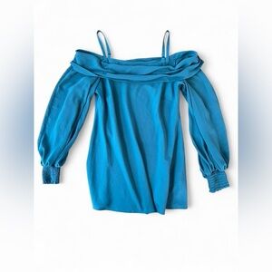 Bebe Teal Blouse